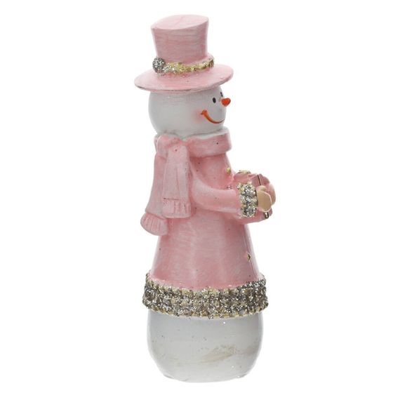 Фигурка декоративная &quot;Снеговик&quot;, L4 W3,5 H11 см, 2в.