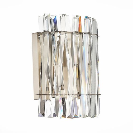 Бра St Luce. SL1170.101.02. Fabio. 2х40 Вт, E14, 25х30 см, цвет никель