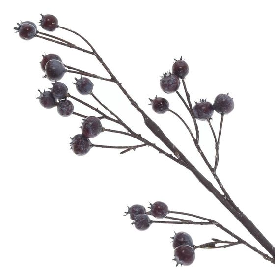 Ветка искусственная "Голубика", L12 W2,5 H51 см