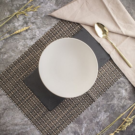 Тарелка суповая ROCK WHITE 20см