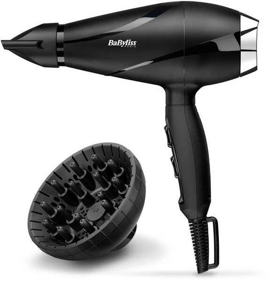 Фен Babyliss 6713DE 2200Вт черный/серебристый