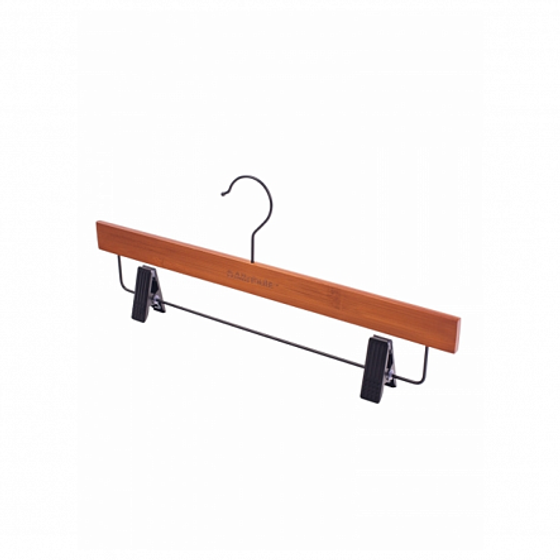 Набор вешалок BAMBOO SLIM для брюк/юбок черные 35.5см 3шт