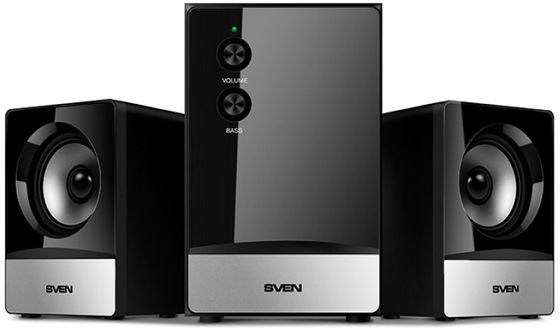 Колонки 2.1 Sven MS-90 10Вт черный