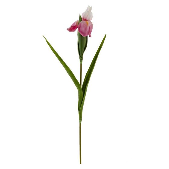 Цветок искусственный "Ирис" (Real Touch), L10 W8 H58 см