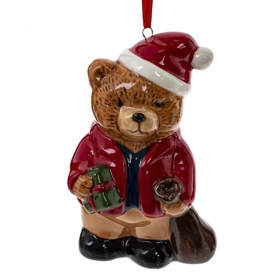 Изделие декоративное подвесное "Медвежонок", L8 W7 H12,5 см, 2в.