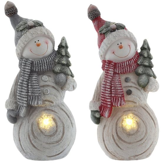 Фигурка декоративная &quot;Снеговик&quot; с подсветкой  (АААх3, н/п), L24 W15 H53 см, 2в.