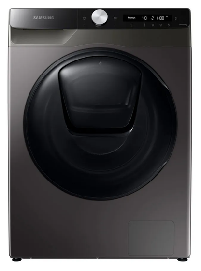 Стиральная машина Samsung WD80T554CBX/LD нержавеющая сталь, стирка 8кг, сушка 6кг, 1400об/мин, с паром