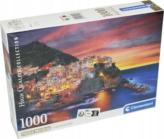 Clementoni Puzzle 1000 elementów Compact Manarola