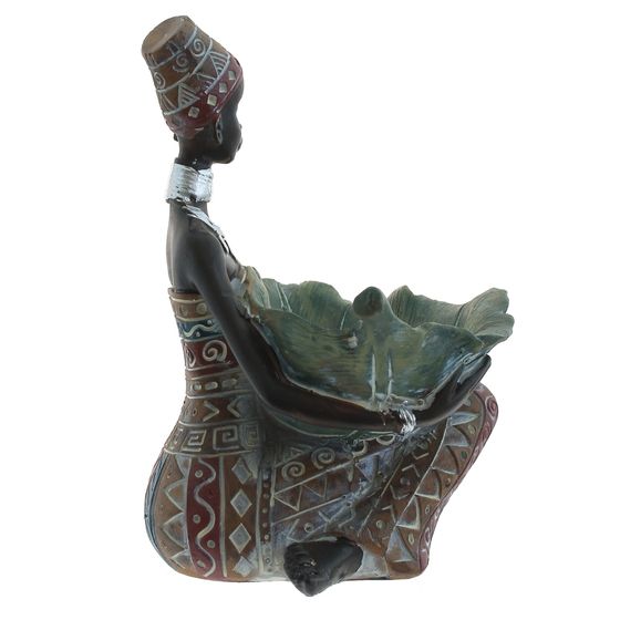 Фигурка декоративная &quot;Африканка&quot;, Д14,5 Ш9,5 В14 см