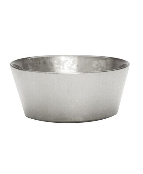 Raised Rim Design Glitter Bowl