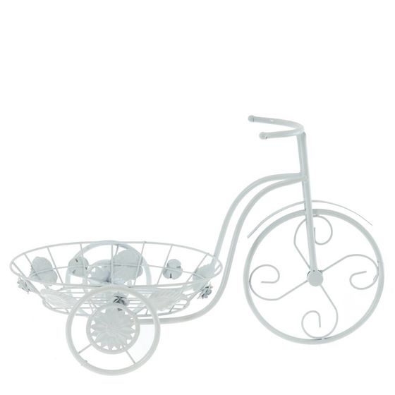 Подставка для цветов &quot;Велосипед&quot;, L50 W23 H30,5 см
