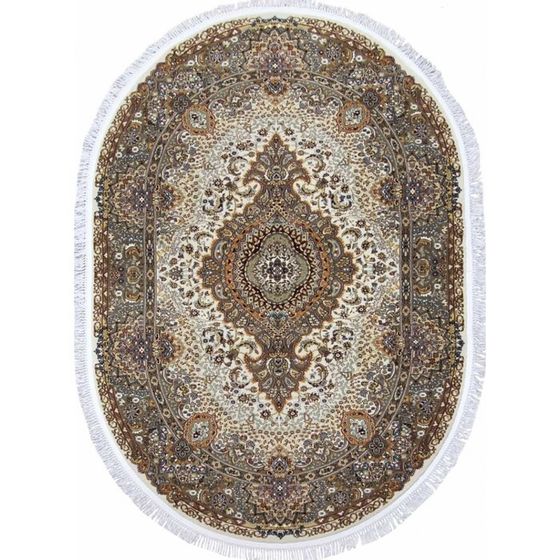 Ковёр прямоугольный Shahreza, размер 280x370 см, дизайн cream-brown