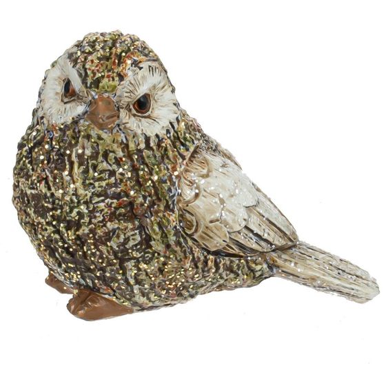 Фигурка декоративная &quot;Птичка&quot;, L6 W4 H5 см, 2в.