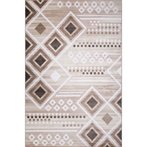 Ковёр прямоугольный Merinos Valencia Deluxe, размер 250x400 см, цвет cream-brown