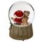 Фигурка декор в стекл шаре &quot;Гном и Олень&quot; (муз с ключ), D 10 см, L10 W10,5 H14 см