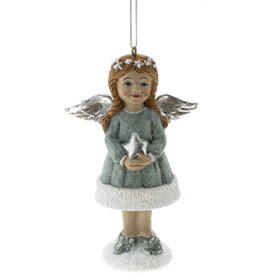 Фигурка декоративная подвесная  &quot;Ангел&quot;, L7 W5 H12 см, 2в.