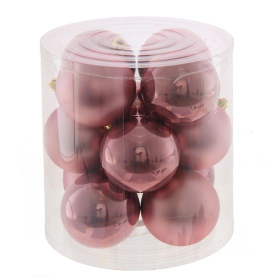 Набор из 12шт Украшение новогоднее &quot;Шар&quot;, D 8 см, L19 W19 H21,5 см