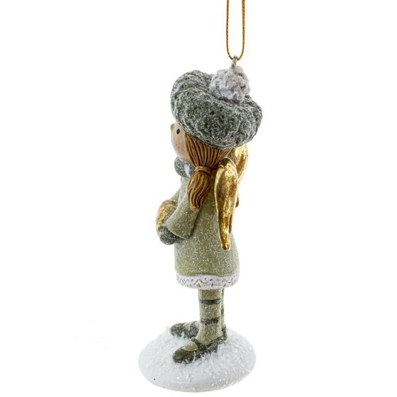 Фигурка декоративная подвесная &quot;Ангел&quot;, L4,5 W4 H11 см, 2в.