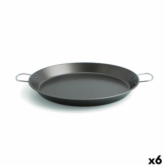 Pan Quid Senia Чёрный Металл Сталь Ø 38 cm (6 штук)