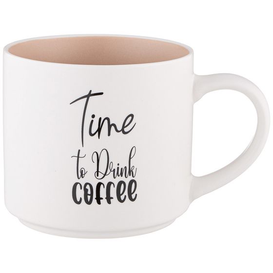 КРУЖКА &quot;TIME TO DRINK COFFEE&quot; 470 МЛ