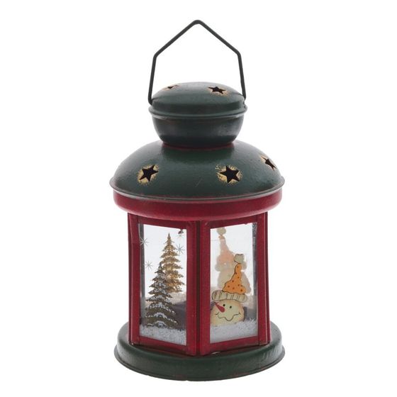 Подсвечник "Фонарь",L10 W10 H15 см, 1 штука, дизайн микс