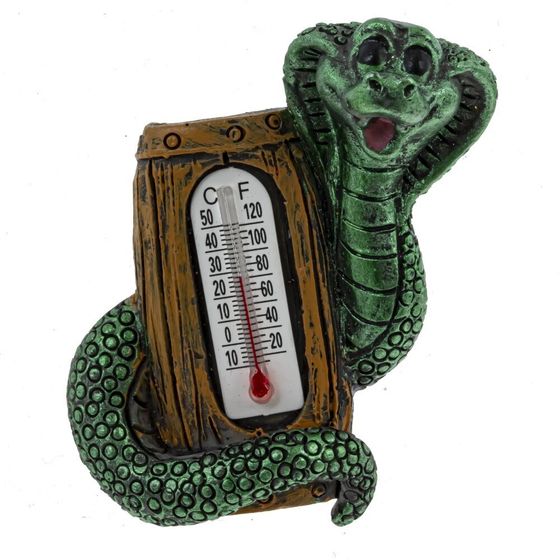 Магнит с термометром &quot;Змея&quot;, L4 W1 H6 см, 4в.