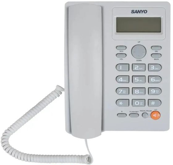Телефон проводной Sanyo RA-S306W белый