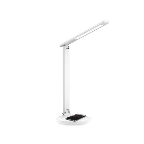 Светодиодная настольная лампа с беспроводной зарядкой Ambrella light, Desk, DE520, LED, 8 Вт, 300Lum, 3000-6400К, цвет белый