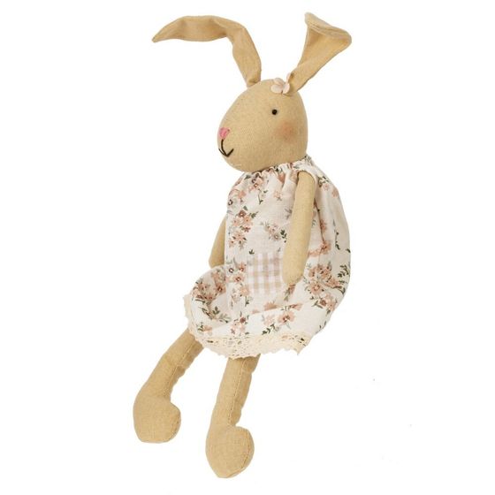 Игрушка набивная &quot;Зайка&quot;, L9 W7 H29/16 см