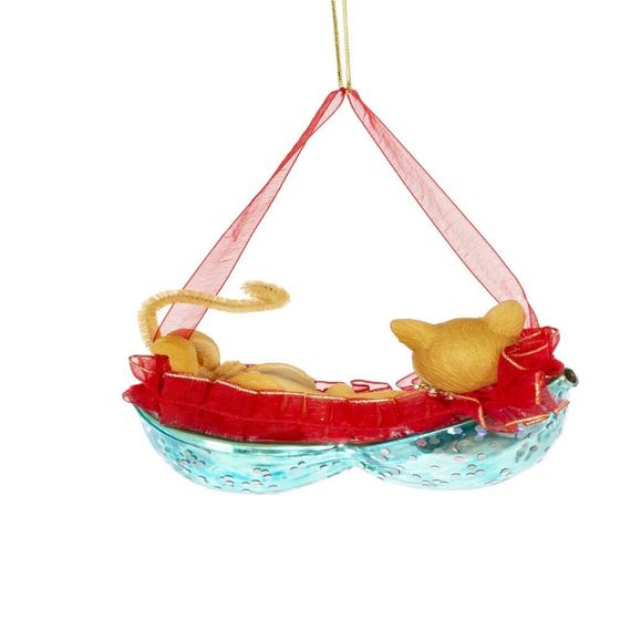 Украшение новогоднее &quot;Котёнок&quot;, L11 W4,5 H6,5 см