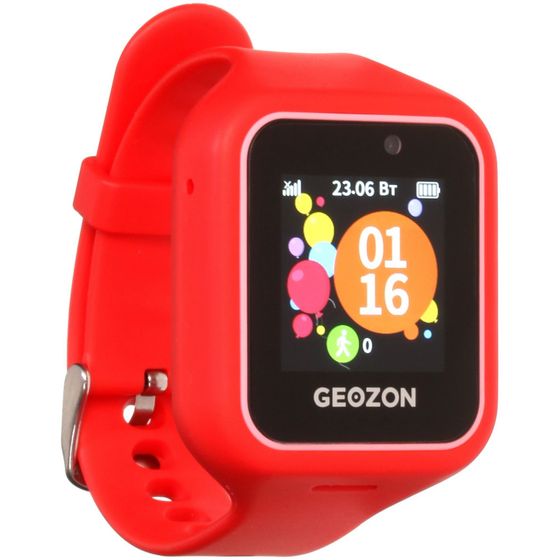 Смарт-часы Geozon LIFE RED G-W12RED 1.3&quot; регултруемый красный (G-W12RED)