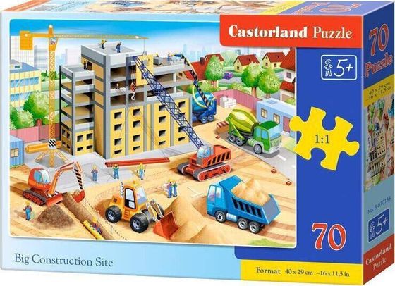 Castorland Puzzle 70 Big Construction Site CASTOR