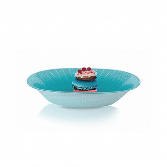 Набор столовый CARINA POP ART TURQUOISE 44 предмета