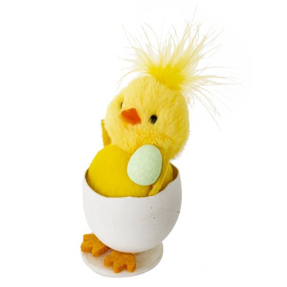 Фигурка декоративная &quot;Цыпленок&quot; (блок 12шт), L5 W5 H10 см, 2в.