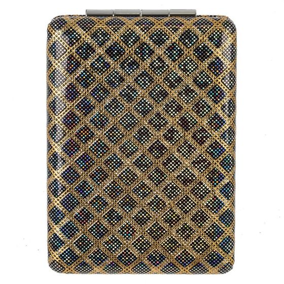 Зеркало карманное, Д6 Ш8,5 В1,5 см, 6в.