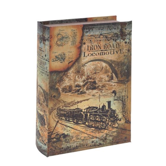 Шкатулка-книга с кодовым замком, Д18 Ш7 В27 см