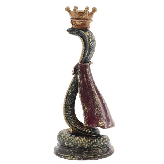 Подсвечник &quot;Змея&quot;, L12,5 W13 H29,5 см, 2в.