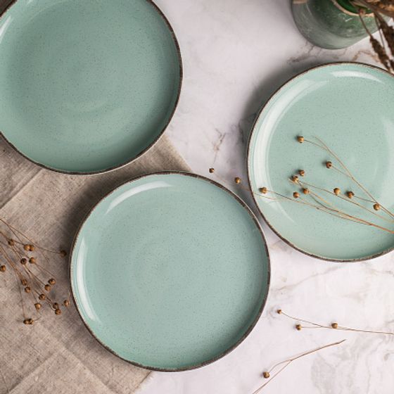 Тарелка обеденная DAILY бирюзовый 24см