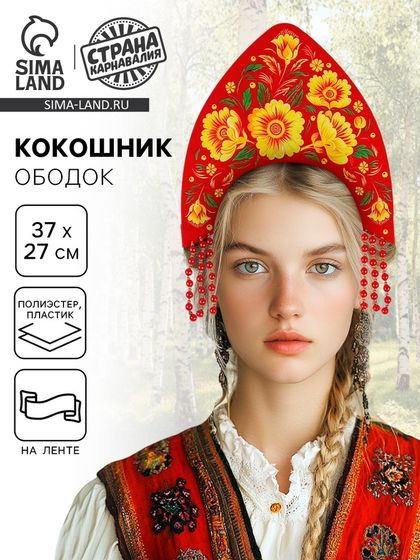 Кокошник ободок «Красна девица»