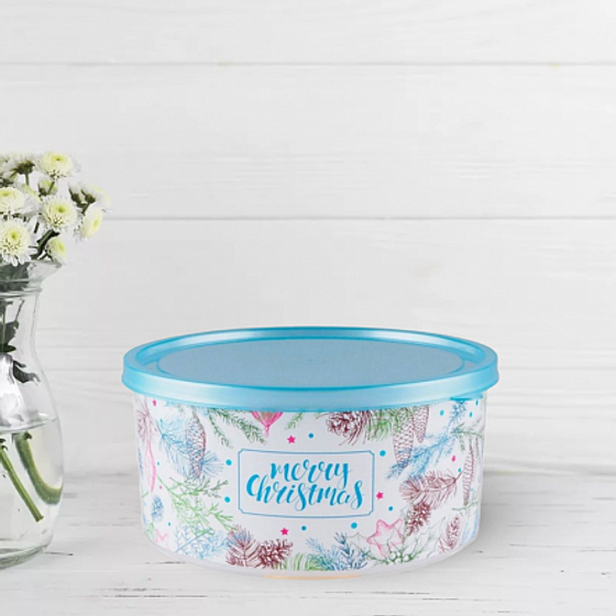 Коробка СКАНДИНАВИЯ круглая 2.6л