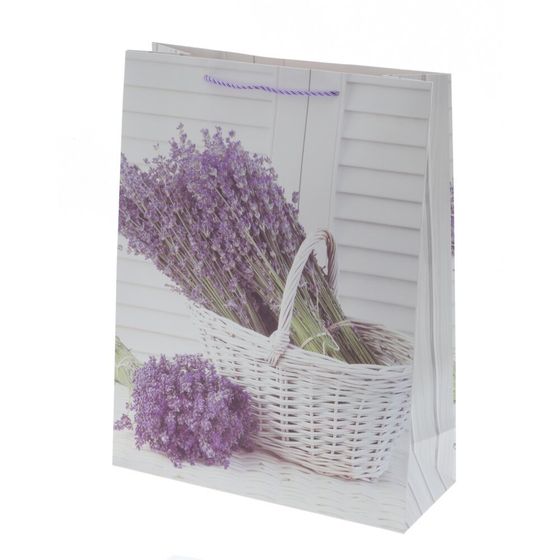 Пакет подарочный (бумага, плотность 210г/м2, блок микс 12шт), L31 W12 H40 см, 4в.