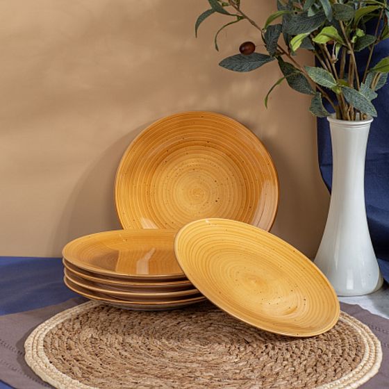 Тарелка десертная TWIST медовый 20см