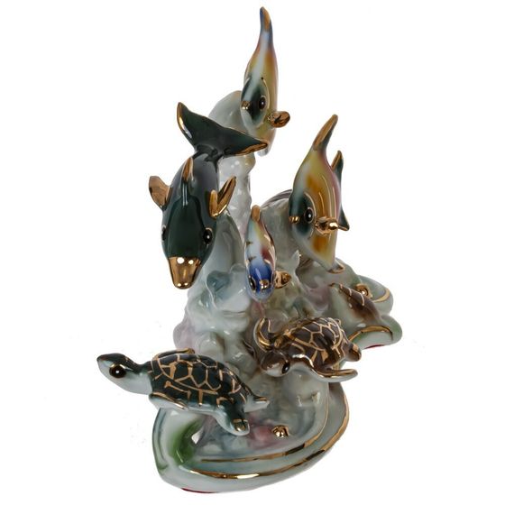 Фигурка декоративная "Морская композиция", L13 W6,5 H9 см