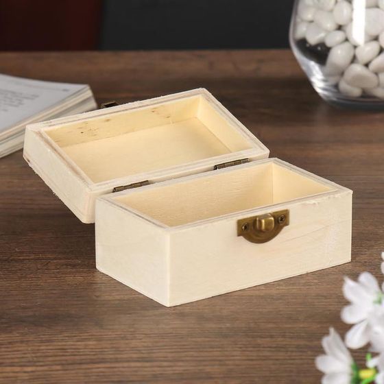 !09 Шкатулка дерево для росписи LOVE 6х10х4,7 см