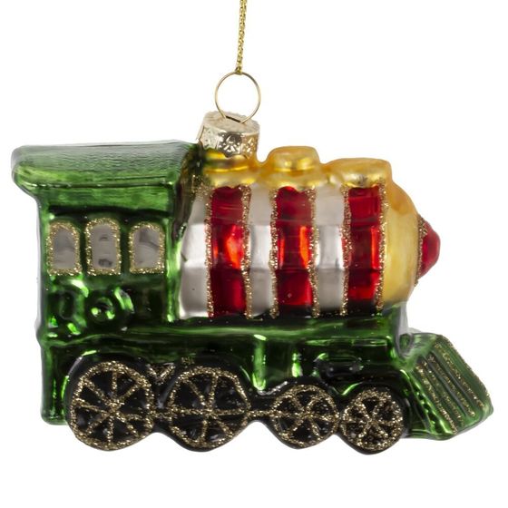 Украшение новогоднее "Паровоз", L10 W4,5 H7 см
