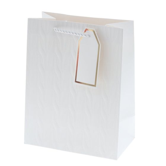 Пакет подарочный (бумага 210г/м2, блок 12шт), L18 W10 H23 см, 8в.