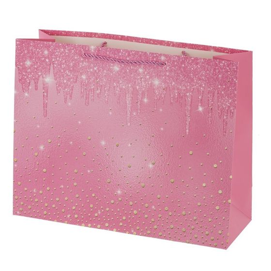 Пакет подарочный (бумага 210г/м2, блок микс 12шт), L39 W11 H30 см, 4в.