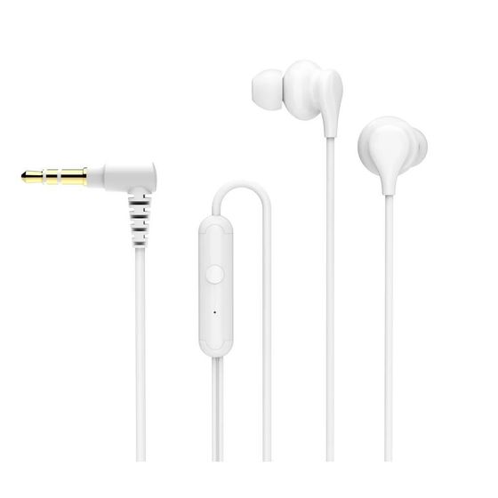 Гарнитура внутриканальные Perfeo KNOB PF_C3210 проводные белый