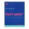 !09 Тетрадь 80 листов, клетка, Don&#39;t panic (набор 4 штуки), обложка мелованный картон, выборочный лак, блок офсет 65г/м², МИКС