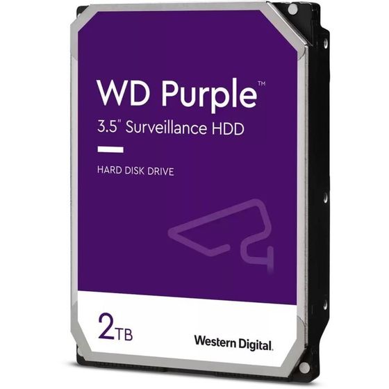 Жесткий диск WD SATA-III 2TB WD23PURZ Surveillance Purple (5400rpm) 64Mb 3.5&quot;